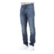 Slim Fit Blauwe Denim Jeans Armani Exchange , Blue , Heren