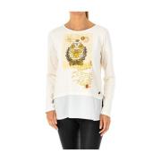 Lange mouw ronde hals T-shirt La Martina , Multicolor , Dames