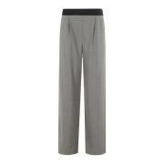 Stijlvolle broek voor mannen Msgm , Gray , Dames