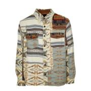 Patchwork Overshirt met Kraag Pendleton , Multicolor , Heren