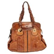 Pre-owned Leather shoulder-bags Chloé Pre-owned , Brown , Dames