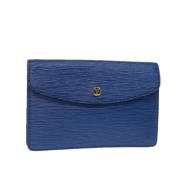 Pre-owned Leather louis-vuitton-bags Louis Vuitton Vintage , Blue , Da...