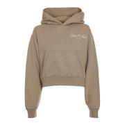 Vendome hoodie met kangoeroezak Sporty & Rich , Beige , Dames