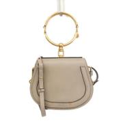 Pre-owned Leather handbags Chloé Pre-owned , Gray , Dames