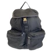 Pre-owned Canvas backpacks Prada Vintage , Black , Dames