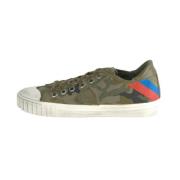 Camouflage Groene Sneakers Philippe Model , Green , Heren