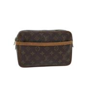 Pre-owned Canvas louis-vuitton-bags Louis Vuitton Vintage , Brown , Da...