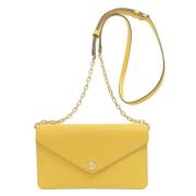 Pre-owned Fabric shoulder-bags Michael Kors Pre-owned , Yellow , Dames