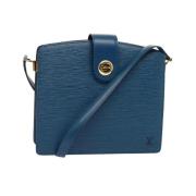 Pre-owned Leather louis-vuitton-bags Louis Vuitton Vintage , Blue , Da...