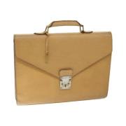 Pre-owned Leather louis-vuitton-bags Louis Vuitton Vintage , Beige , D...