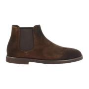 Bruine Beatles Laarzen Doucal's , Brown , Heren