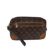 Pre-owned Canvas louis-vuitton-bags Louis Vuitton Vintage , Brown , Da...