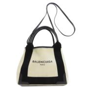 Pre-owned Canvas balenciaga-bags Balenciaga Vintage , White , Dames