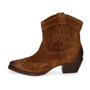 Westers Stijl Suède Cowboy Laarzen Billi Bi , Brown , Dames