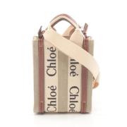 Pre-owned Canvas shoulder-bags Chloé Pre-owned , Beige , Dames