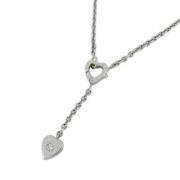 Pre-owned White Gold necklaces Cartier Vintage , Gray , Dames