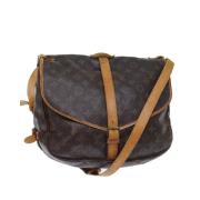 Pre-owned Canvas louis-vuitton-bags Louis Vuitton Vintage , Brown , Da...