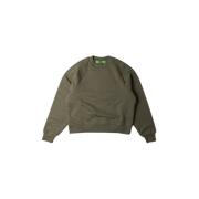 Dubbele laag Crewneck in Four Leaf Garment Workshop , Green , Heren