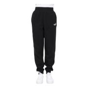 Sportieve Geborduurde Joggers Puma , Black , Dames