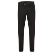 Comfortabele platte voorkant broek met elastische tailleband en shirt ...