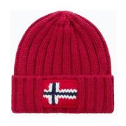 Heren F-Semiury Beanie Muts Napapijri , Red , Heren