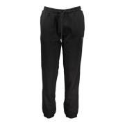 Sportieve Zwarte Dames Sweatpants met Borduurwerk Napapijri , Black , ...