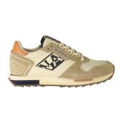 Sportieve Beige Veterschoenen met Contrastdetails Napapijri , Beige , ...