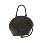 Pre-owned Canvas handbags Louis Vuitton Vintage , Brown , Dames