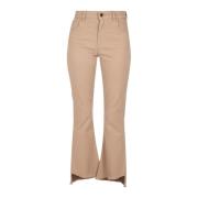 Wijde broek in zwart Liviana Conti , Beige , Dames