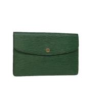 Pre-owned Leather louis-vuitton-bags Louis Vuitton Vintage , Green , D...