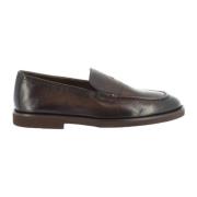 Bruine Penny Mocassins Platte Schoenen Doucal's , Brown , Heren