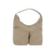 Pre-owned Canvas gucci-bags Gucci Vintage , Beige , Dames