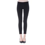 Skinny Broek met Zijrits en Frontapplicatie Byblos , Black , Dames