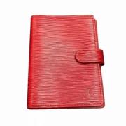 Pre-owned Leather home-office Louis Vuitton Vintage , Red , Unisex