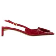 Leather heels Jacquemus , Red , Dames