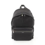 Pre-owned Canvas backpacks Saint Laurent Vintage , Black , Dames