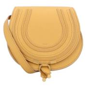 Leather crossbody-bags Chloé , Yellow , Dames