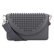 Leather shoulder-bags Christian Louboutin , Gray , Heren