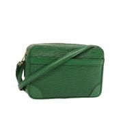 Pre-owned Leather louis-vuitton-bags Louis Vuitton Vintage , Green , D...