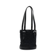 Pre-owned Satin louis-vuitton-bags Louis Vuitton Vintage , Black , Dam...