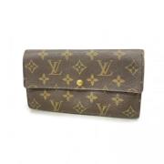 Pre-owned Canvas wallets Louis Vuitton Vintage , Brown , Dames