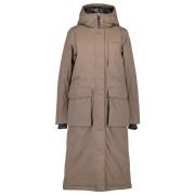 Sportieve Parka met Functionele Details Didriksons , Brown , Dames