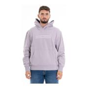 Hoodie met borduursel voor mannen Calvin Klein Jeans , Gray , Heren