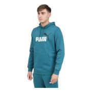 Groene Hoodie Essentials+ Herfst Winter Puma , Green , Heren