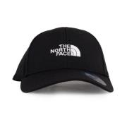 Zwarte Baseballpet Glad Materiaal The North Face , Black , Heren