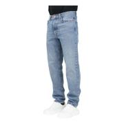 Relaxed Fit Blauwe Denim Jeans Selected Homme , Blue , Heren