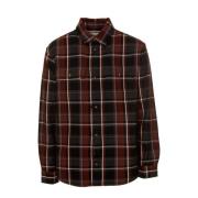 Hobart Herringbone Overshirt Carhartt Wip , Red , Heren