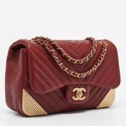 Pre-owned Fabric chanel-bags Chanel Vintage , Red , Dames