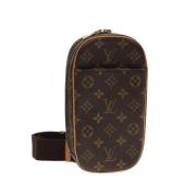 Pre-owned Canvas louis-vuitton-bags Louis Vuitton Vintage , Brown , Da...