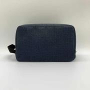 Pre-owned Canvas clutches Hermès Vintage , Blue , Dames